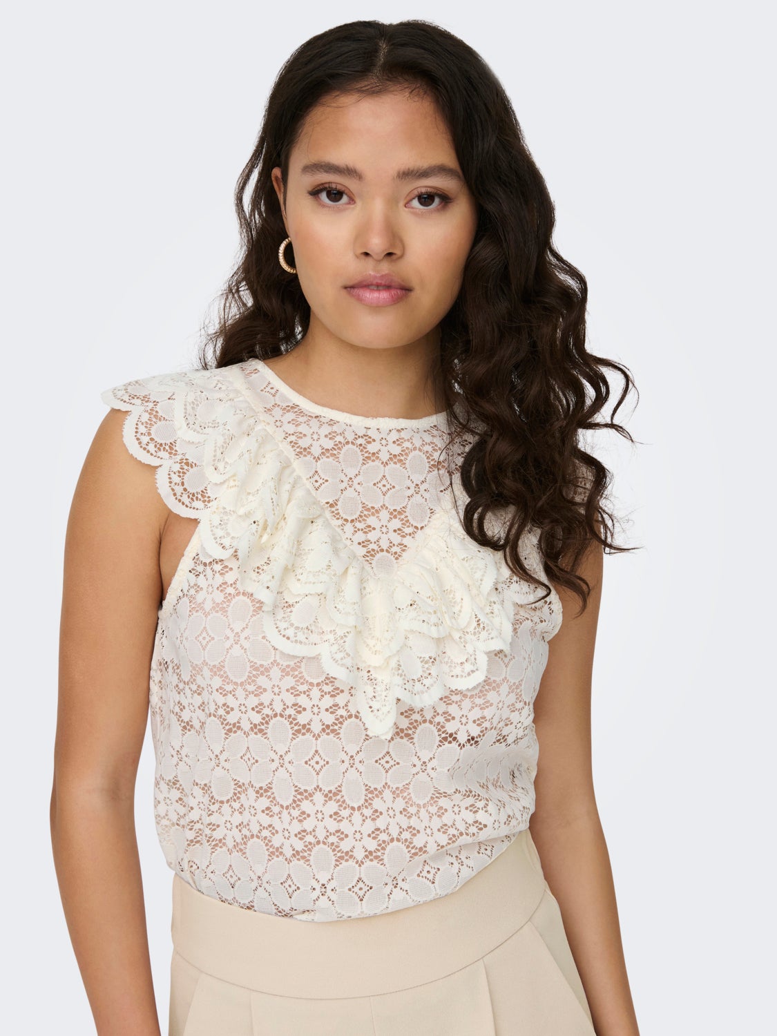 Regular Fit O-Neck Top