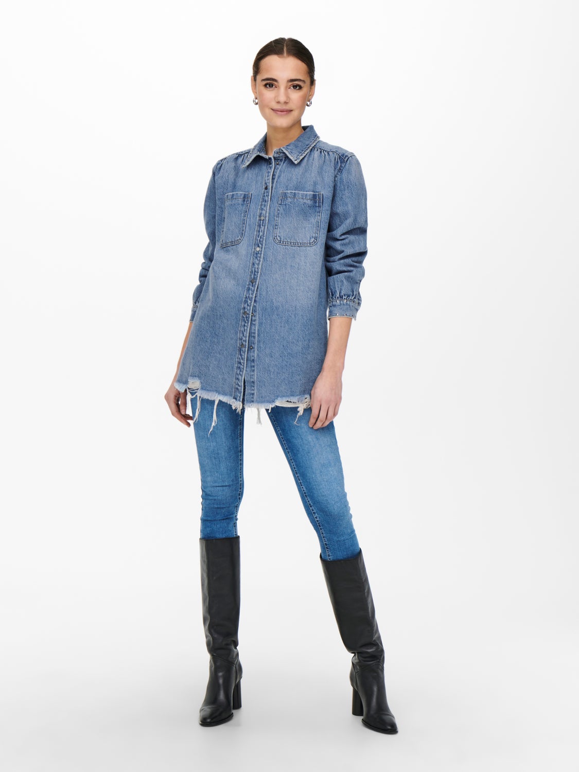 Denim shirt With Edge