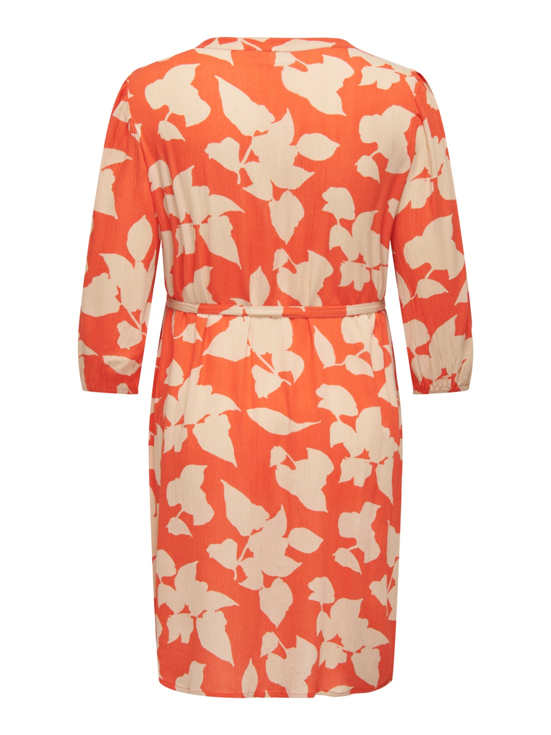 curvy midi dress with print