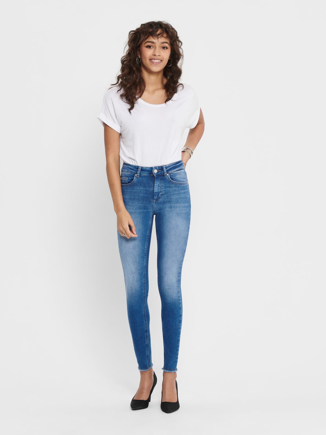 ONLBlush life mid ankle Skinny fit jeans