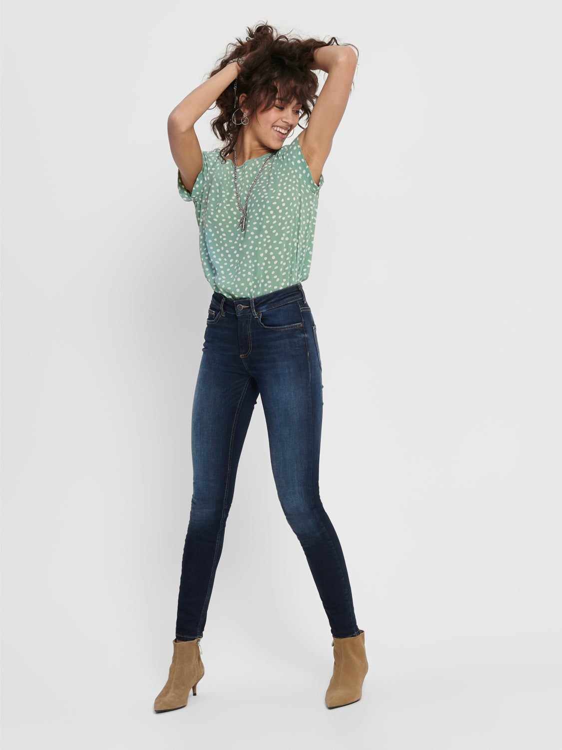 Printed Short Sleeved Top