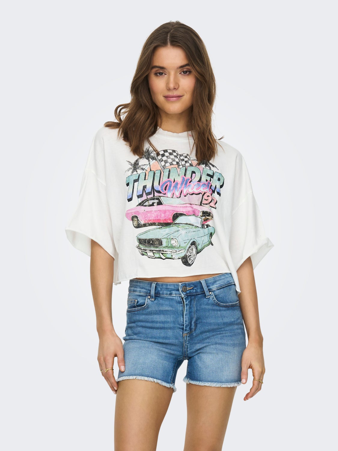 Cropped Boxy Fit T-shirt
