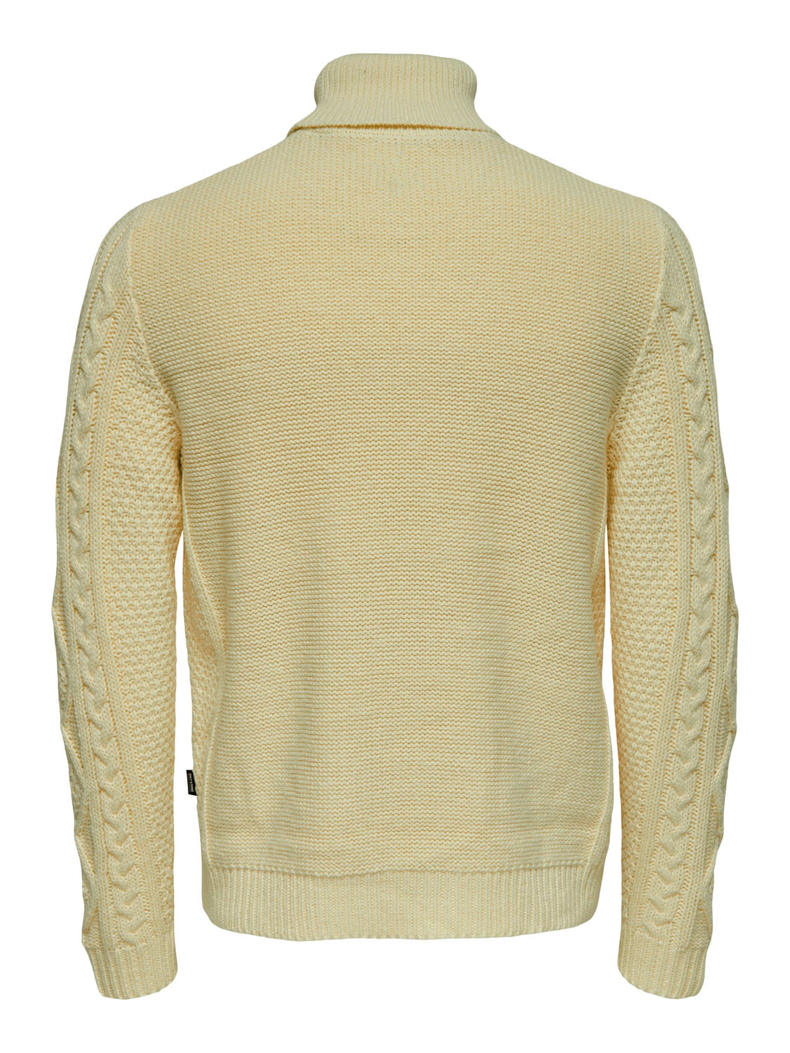 Roll neck knitted pullover