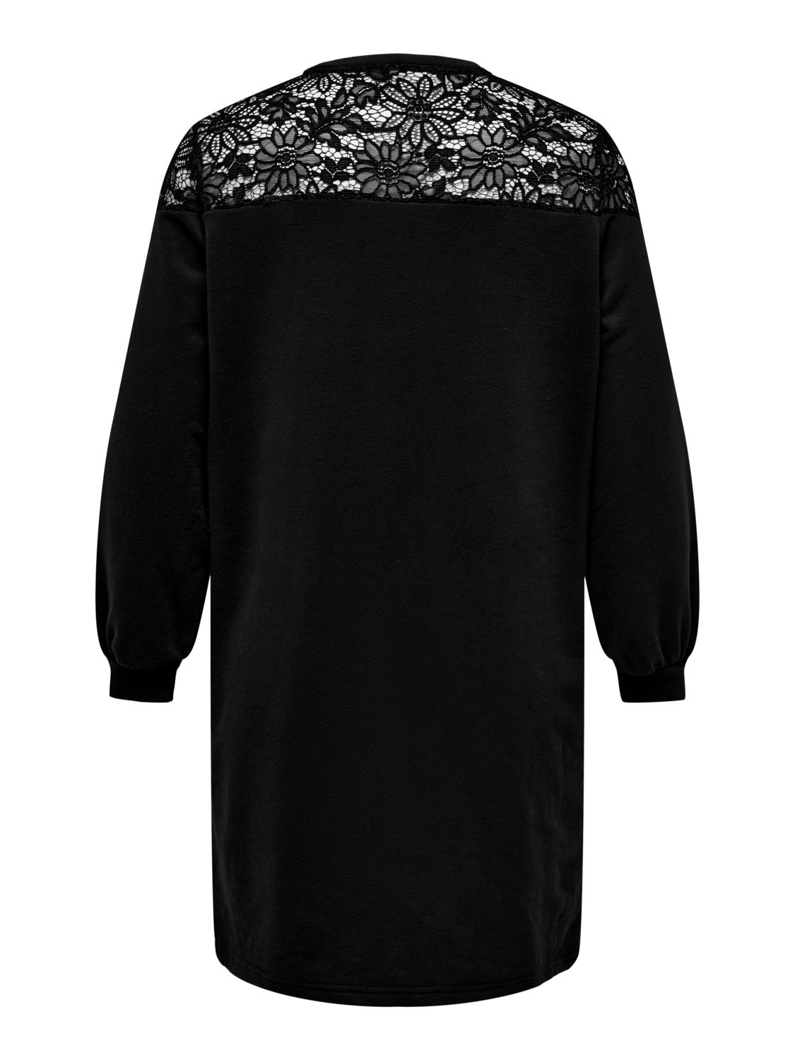 Curvy midi dress with lace