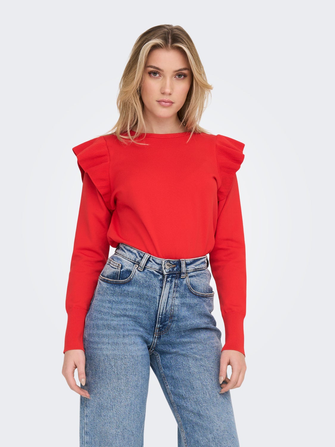 Patterned Knitted Pullover