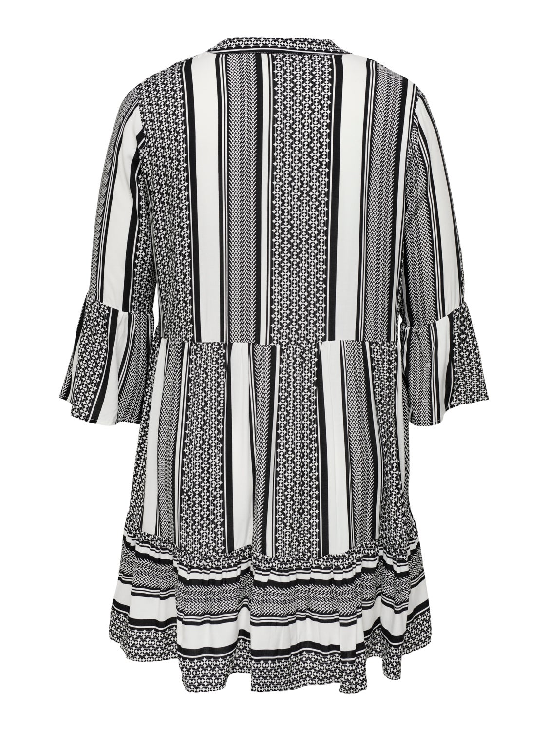 Curvy printed viscose Dress