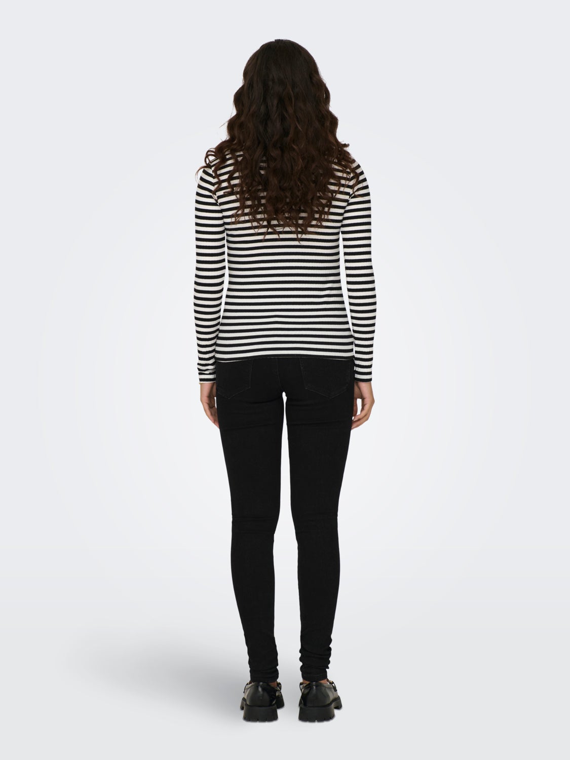 Striped Long Sleeves Top