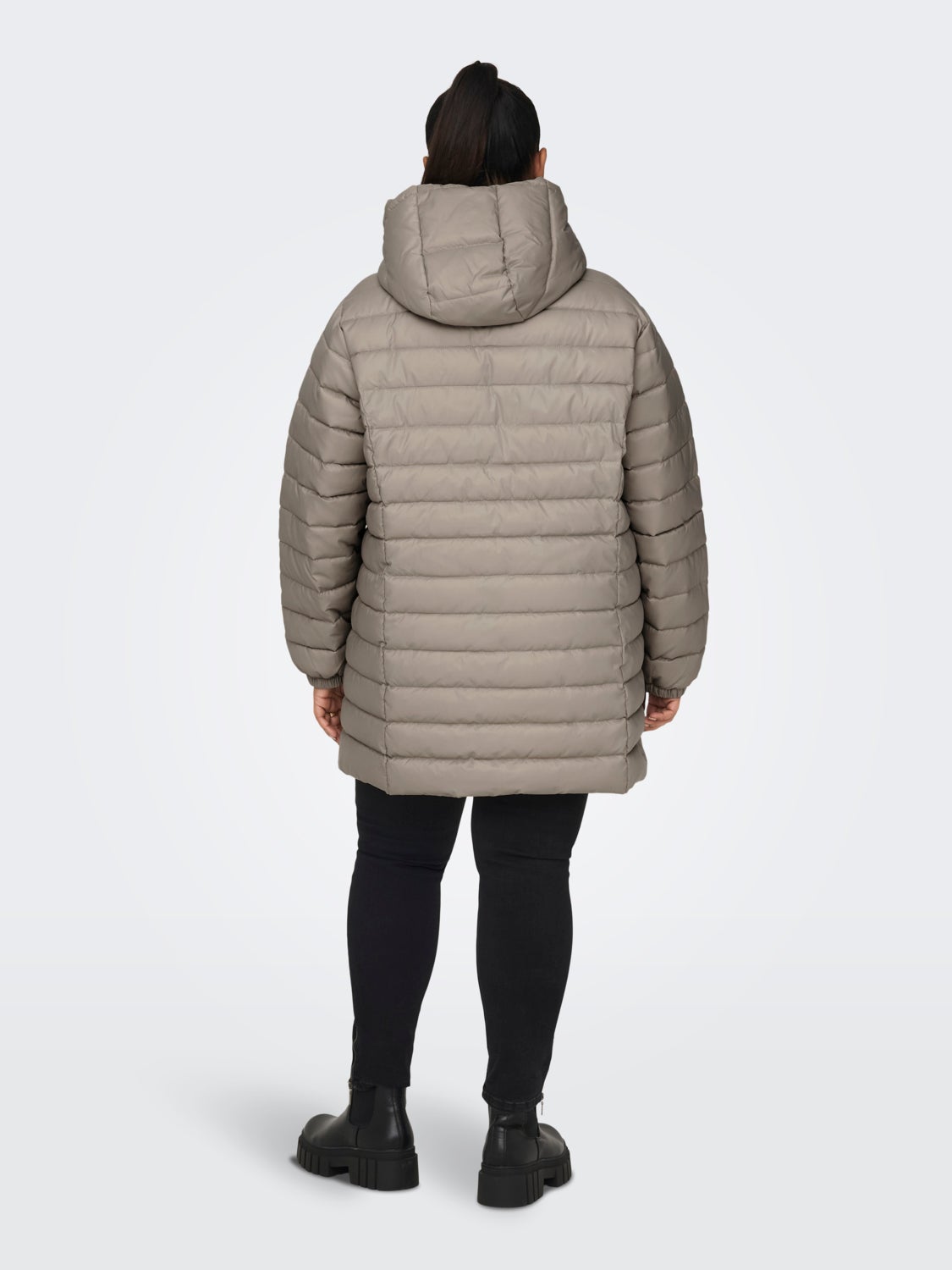 Curvy long Quilted jacket