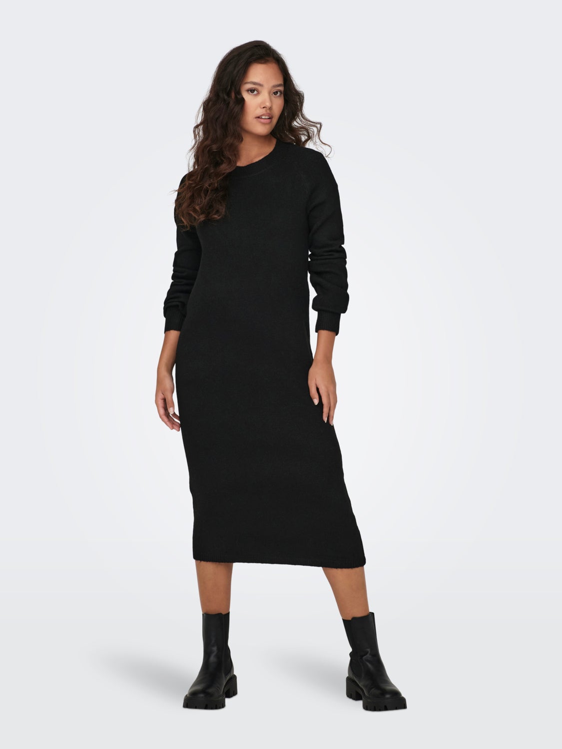 Midi o-neck dress
