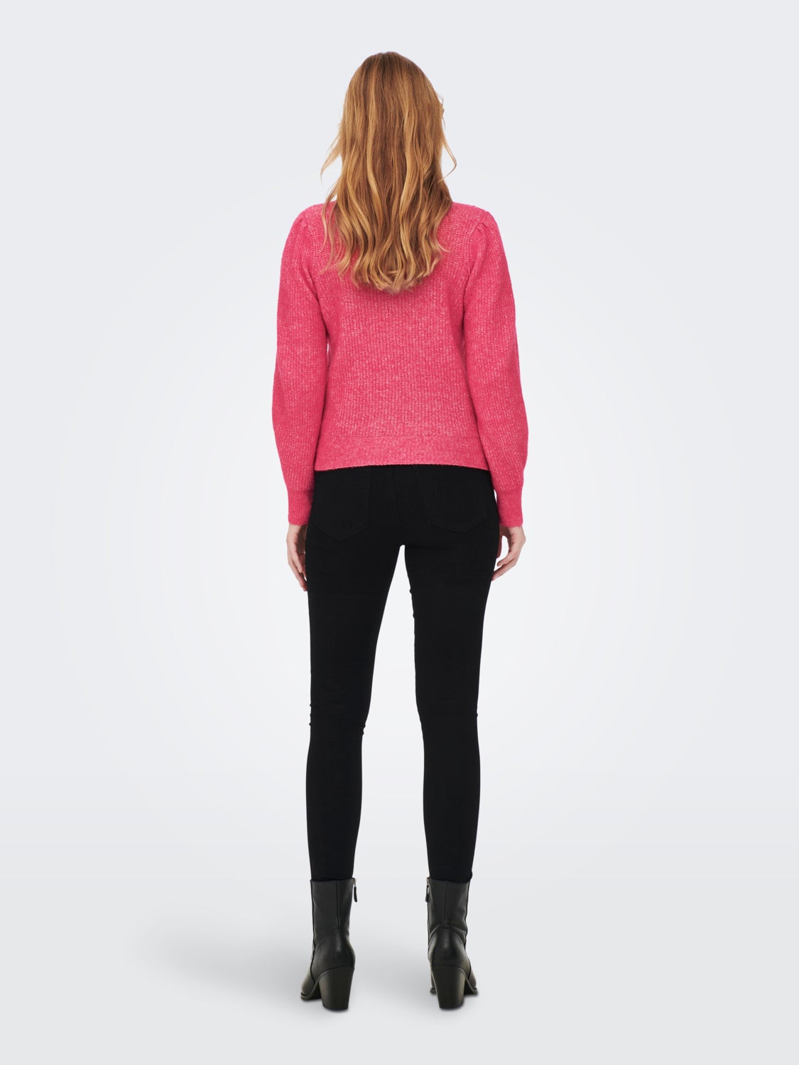 Puff sleeved Knitted Pullover