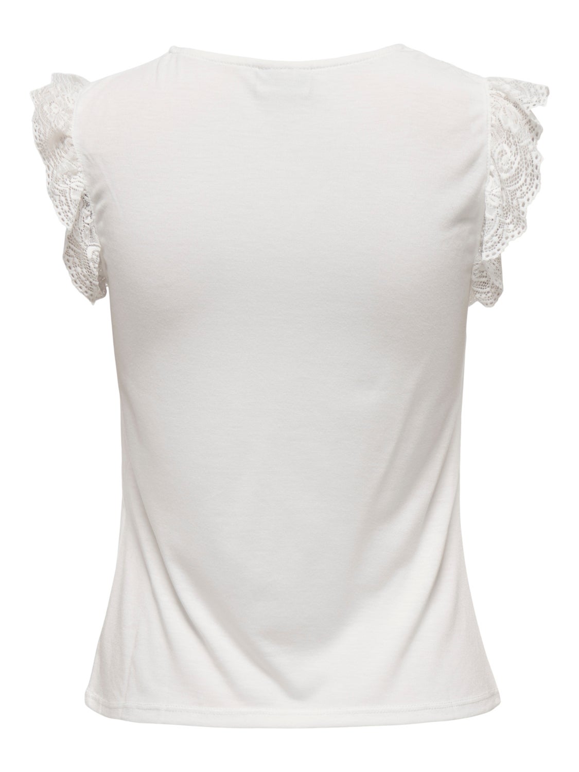 Top with lace and frills