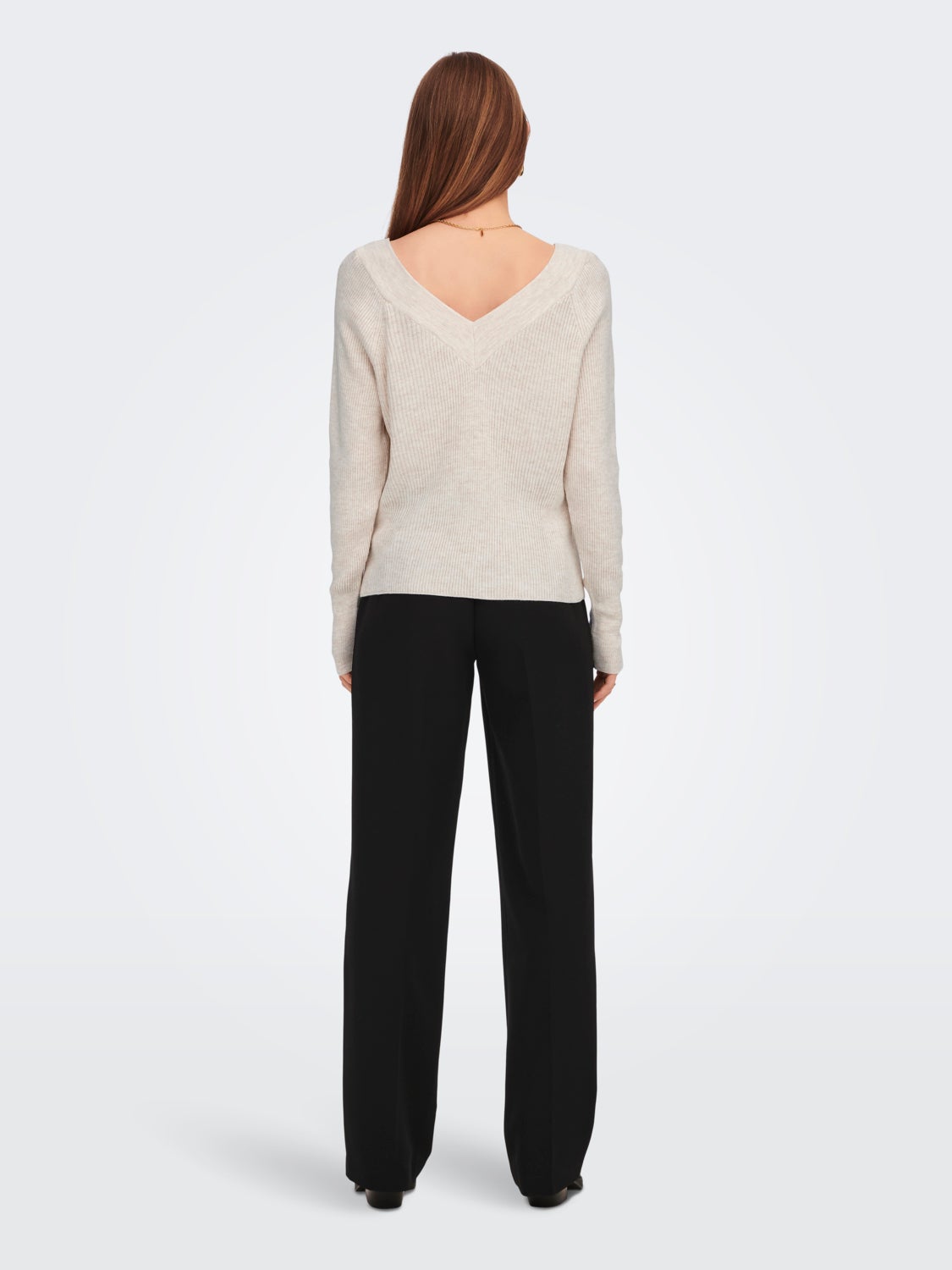 V-neck Knitted Pullover