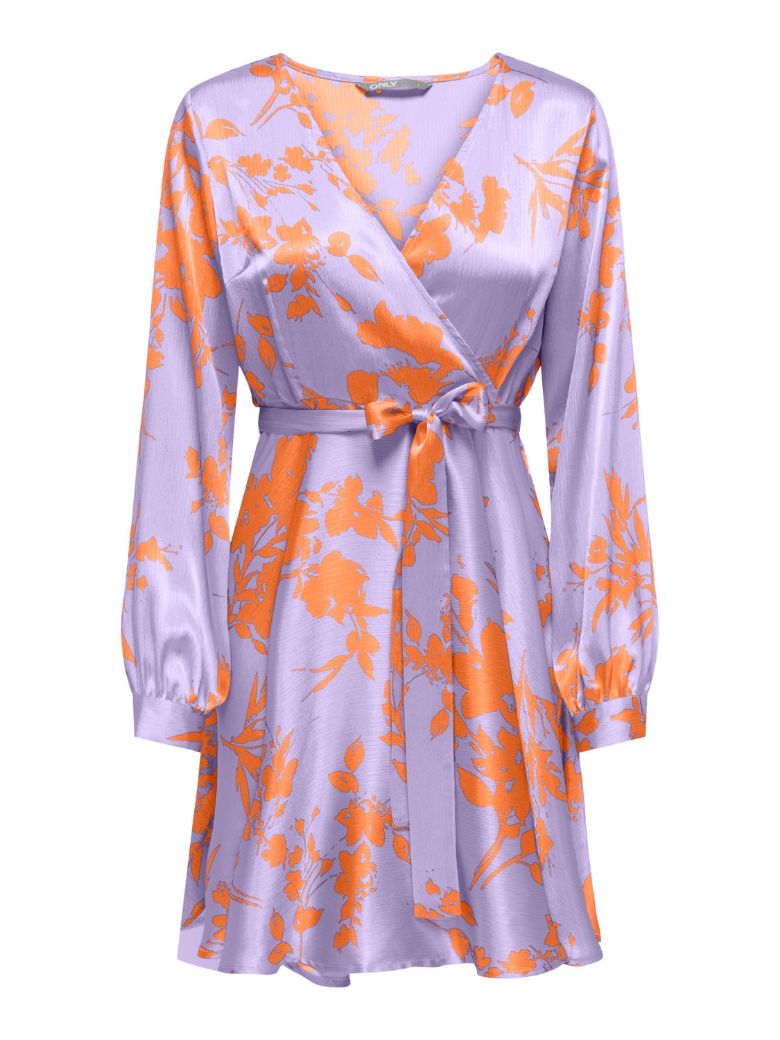 mini Long Sleeved Wrap Dress