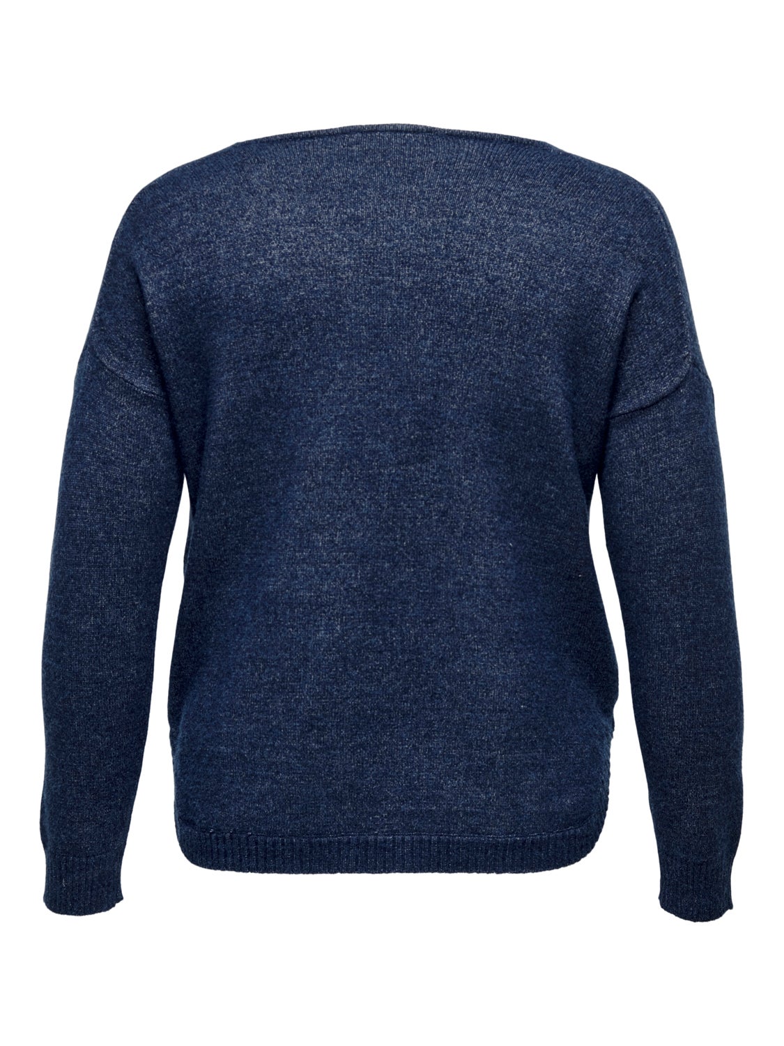 Curvy v-neck Knitted Pullover