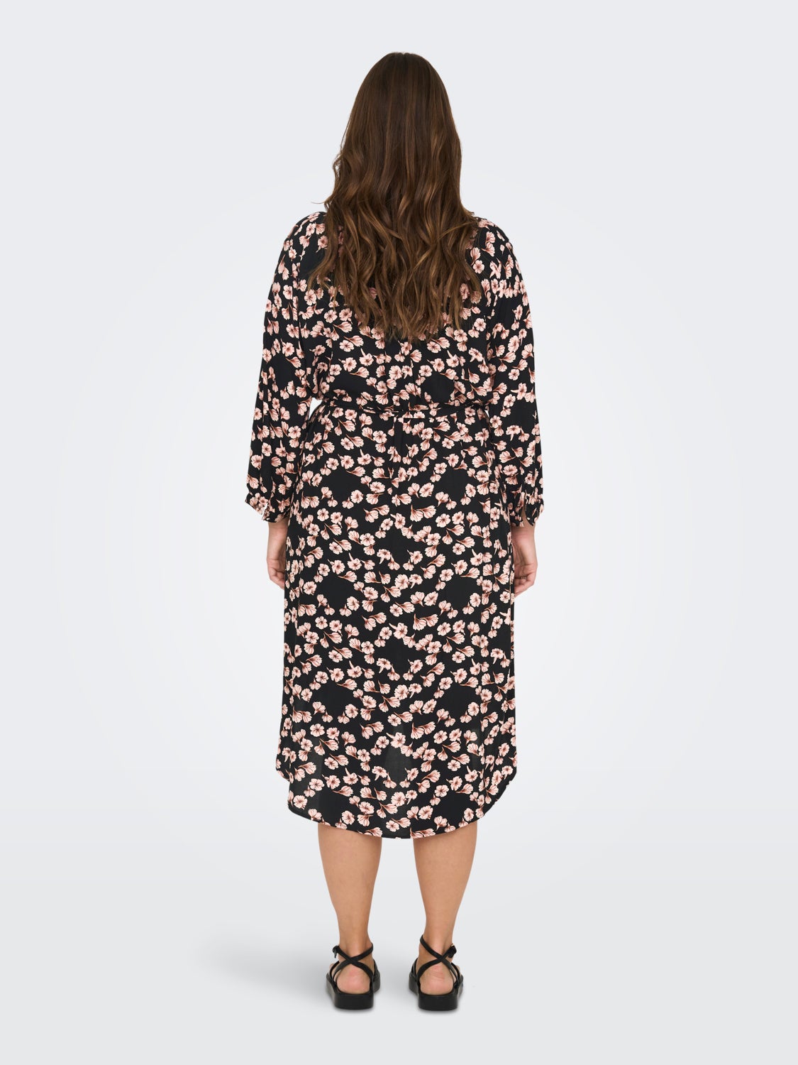 Curvy 3/4 sleeved Dress