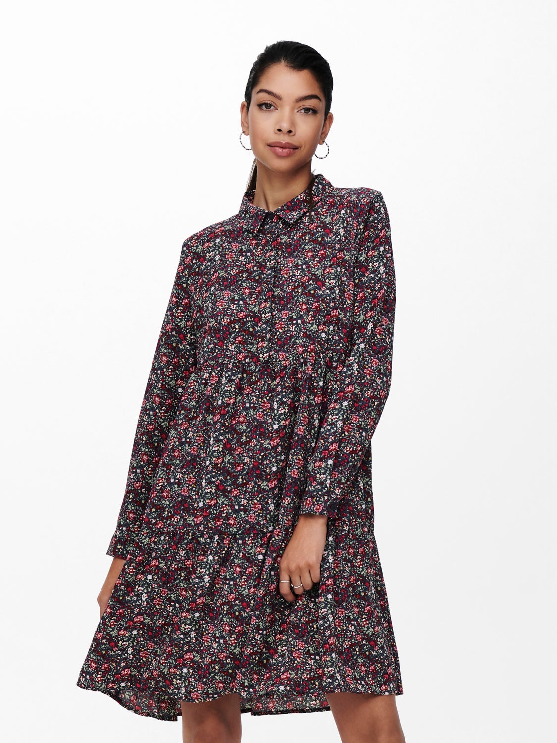 Mini dress with print