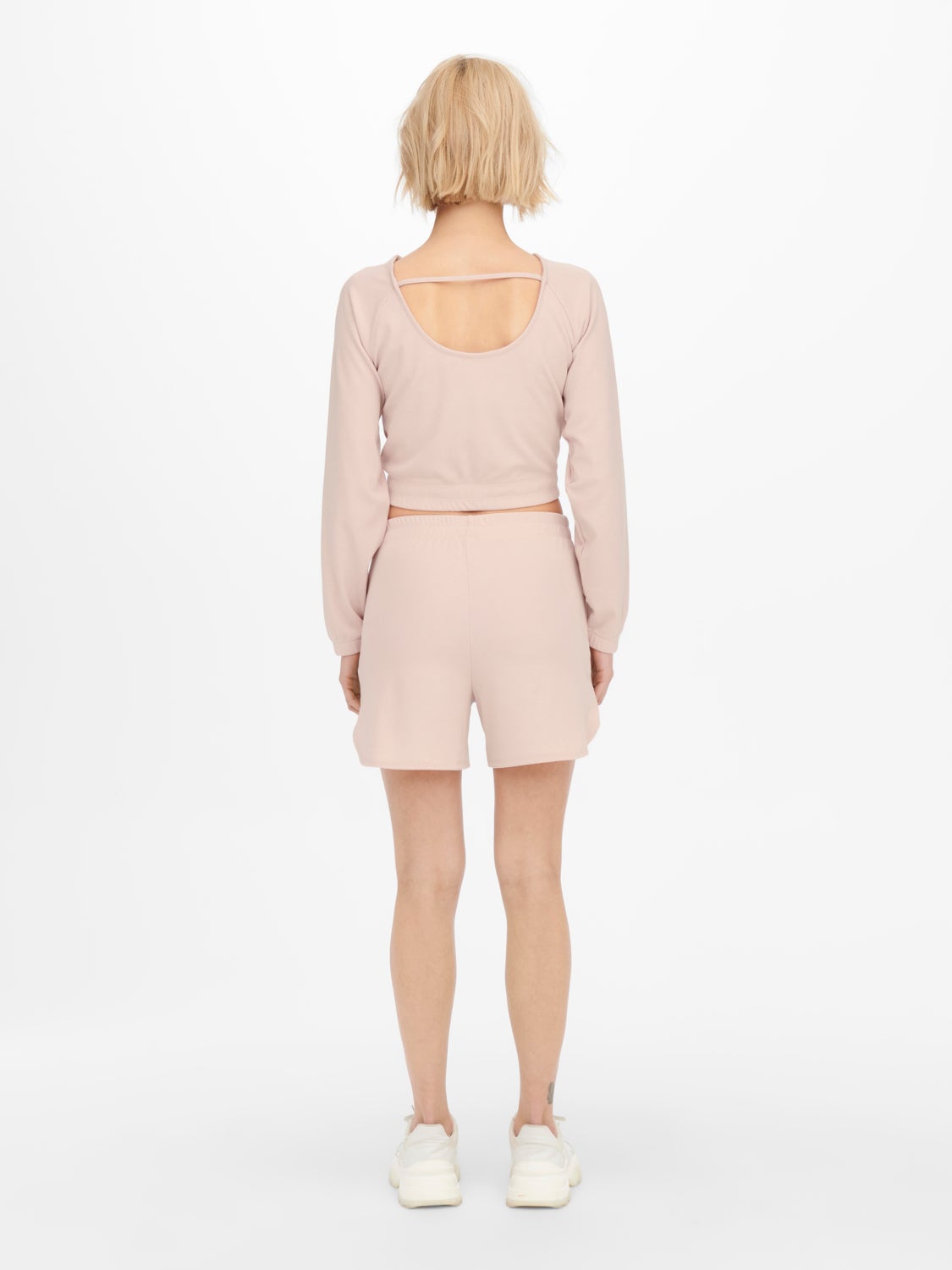 Cropped Top with Open Back