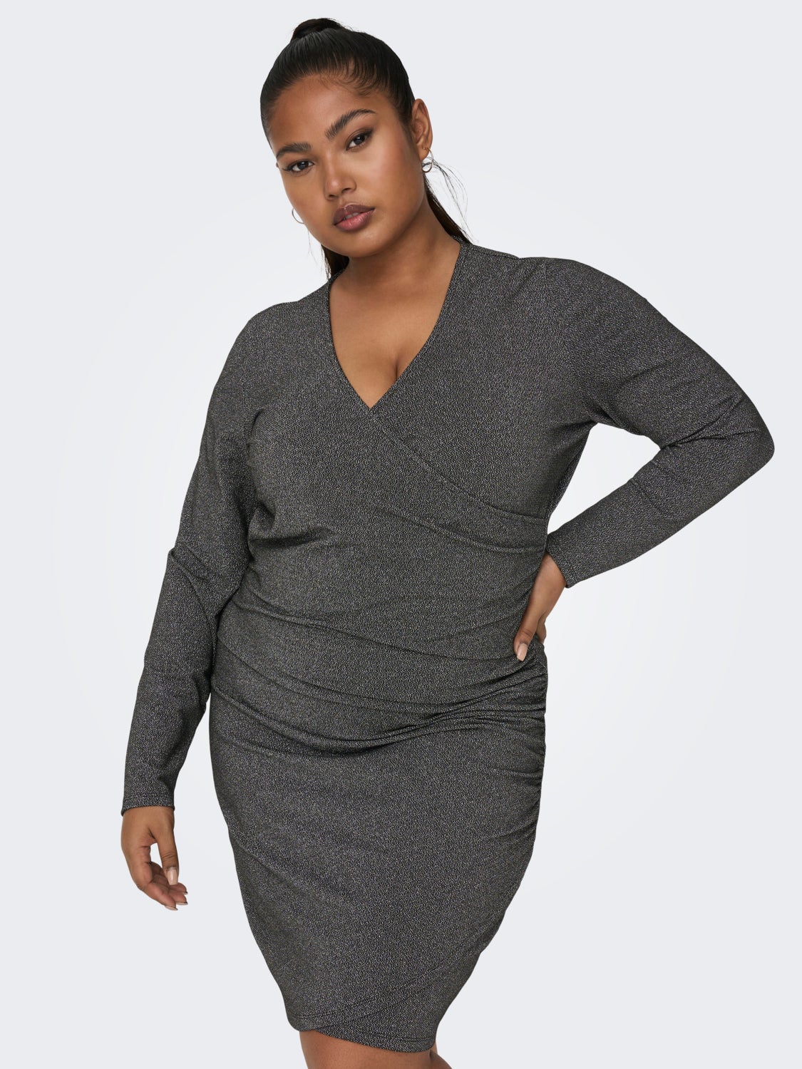 Curvy wrap dress