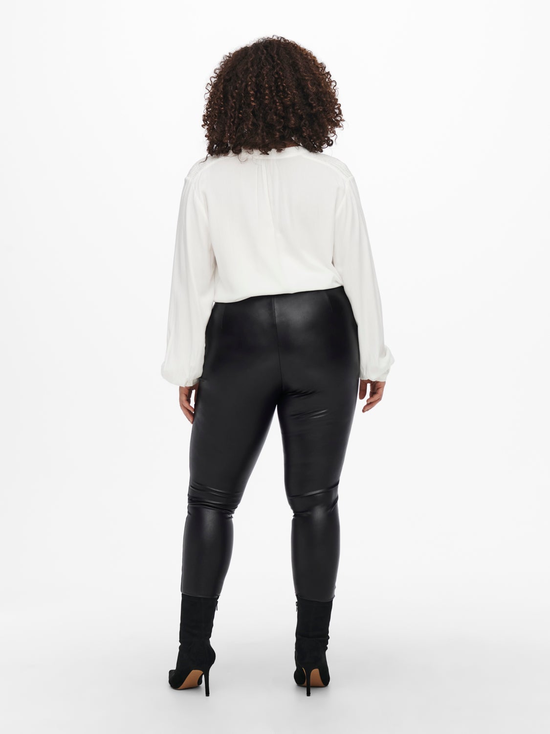 Curvy faux Leather Leggings