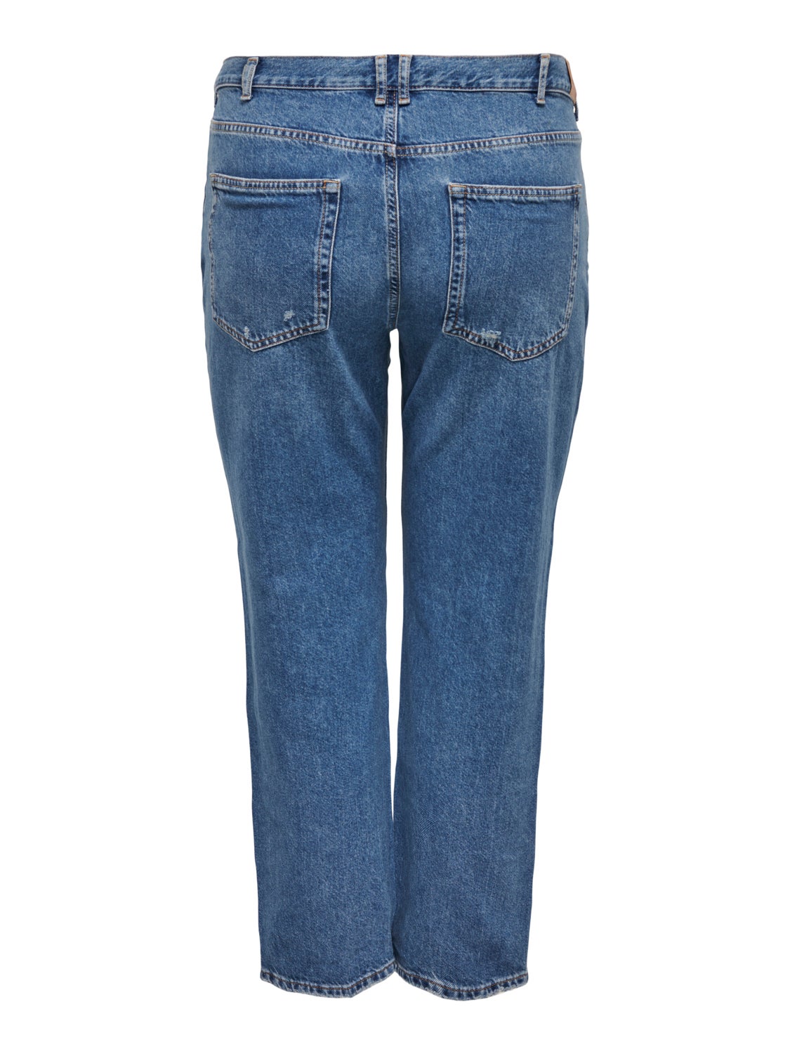 Curvy CARRobyn destroyed high waisted jeans