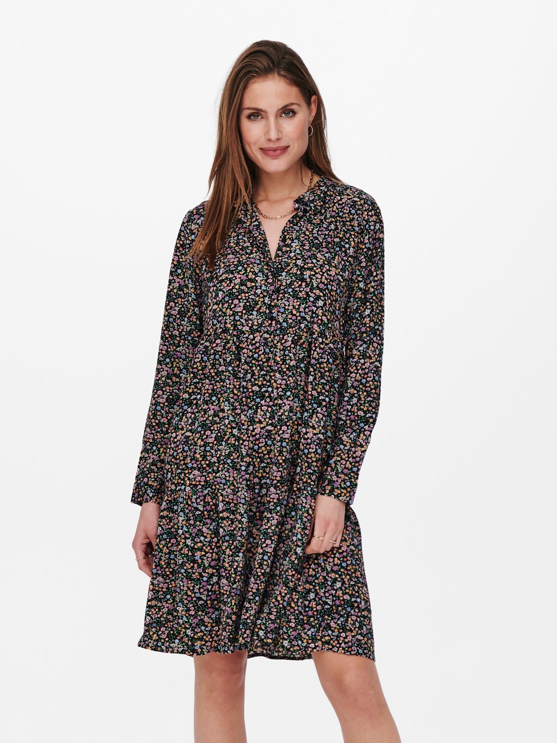 Mini dress with print