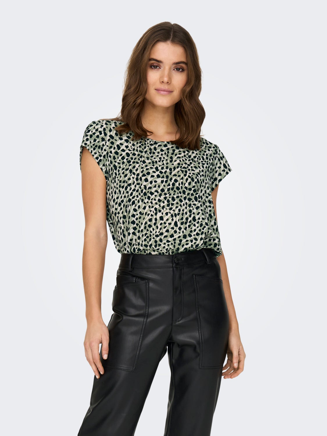 Printed Short Sleeved Top