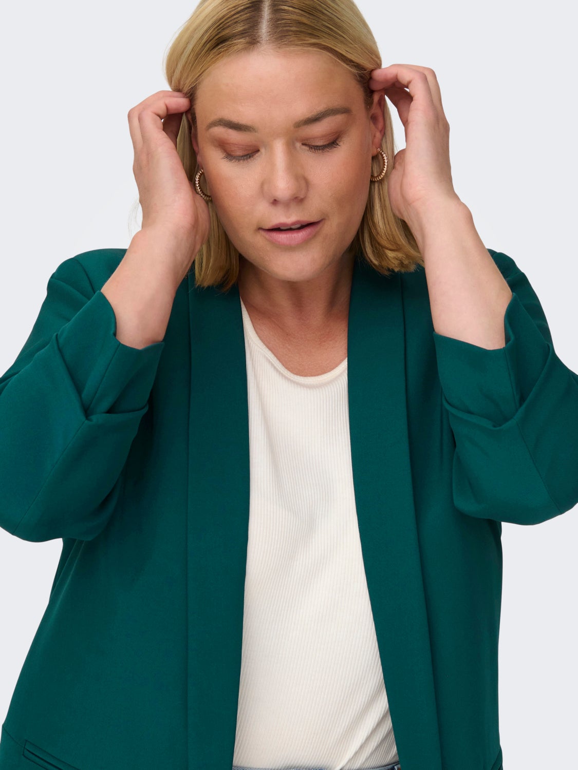 Curvy classic blazer