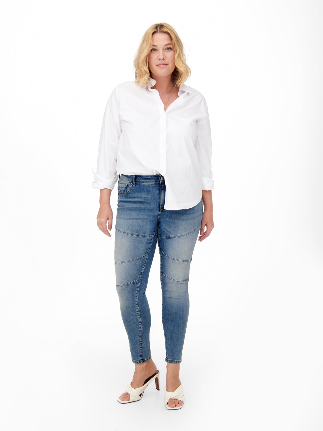 Curvy CARWilly reg ankl Skinny fit jeans