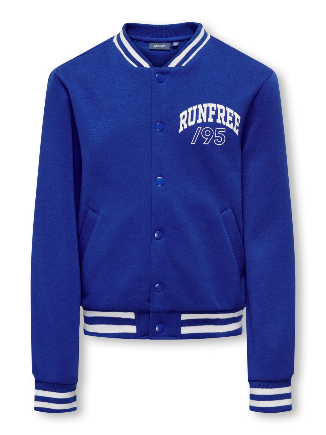 Bomber jacket with buttons