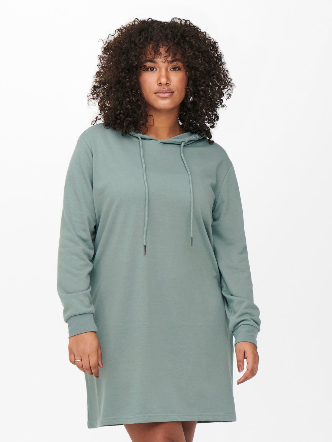 Curvy hooded sweat Dress