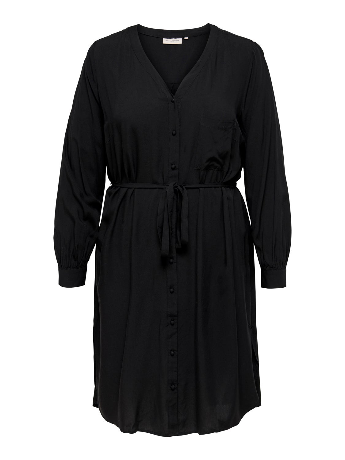Curvy viscose Shirt dress