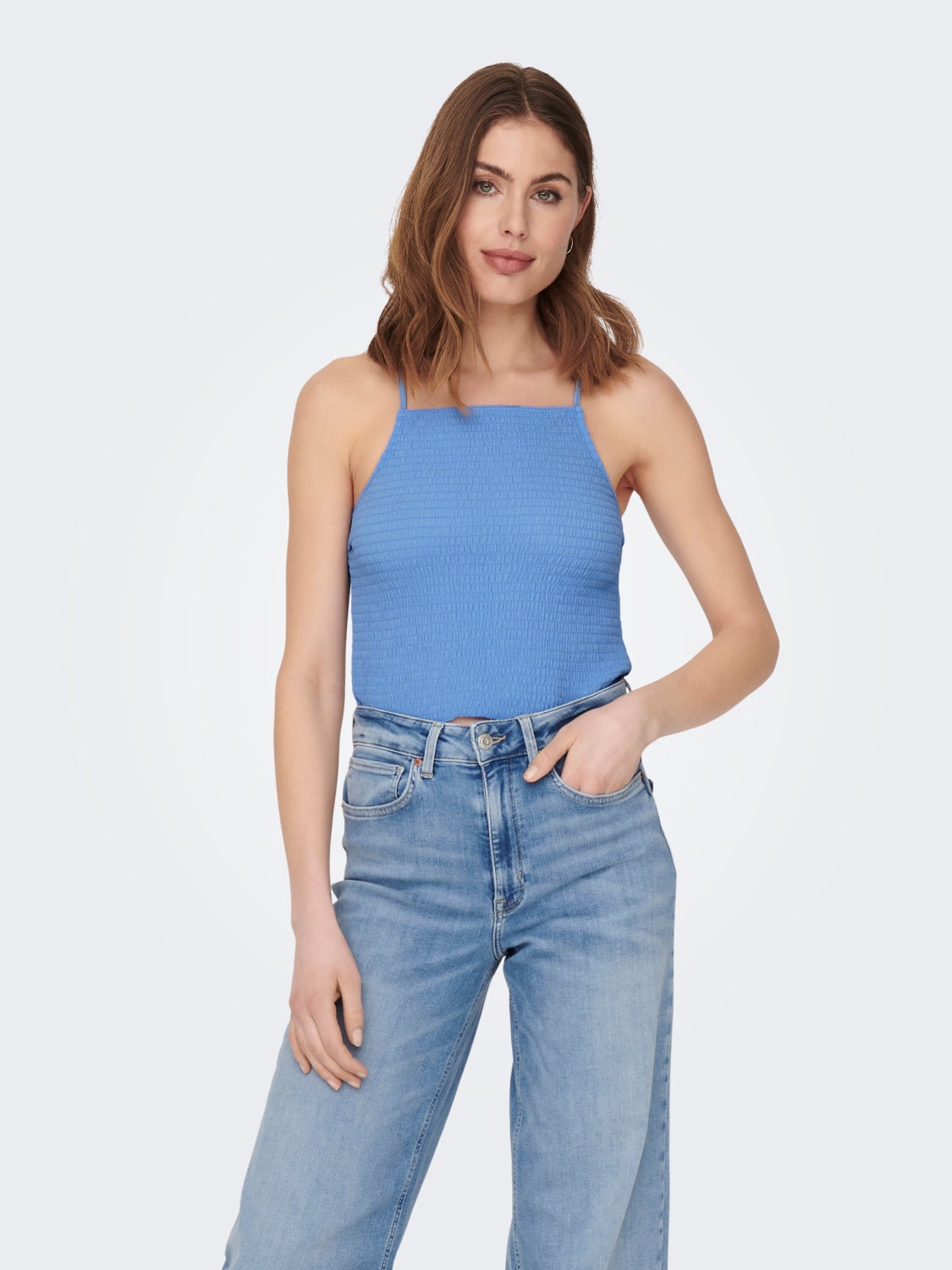 Regular Fit Halter neck Top