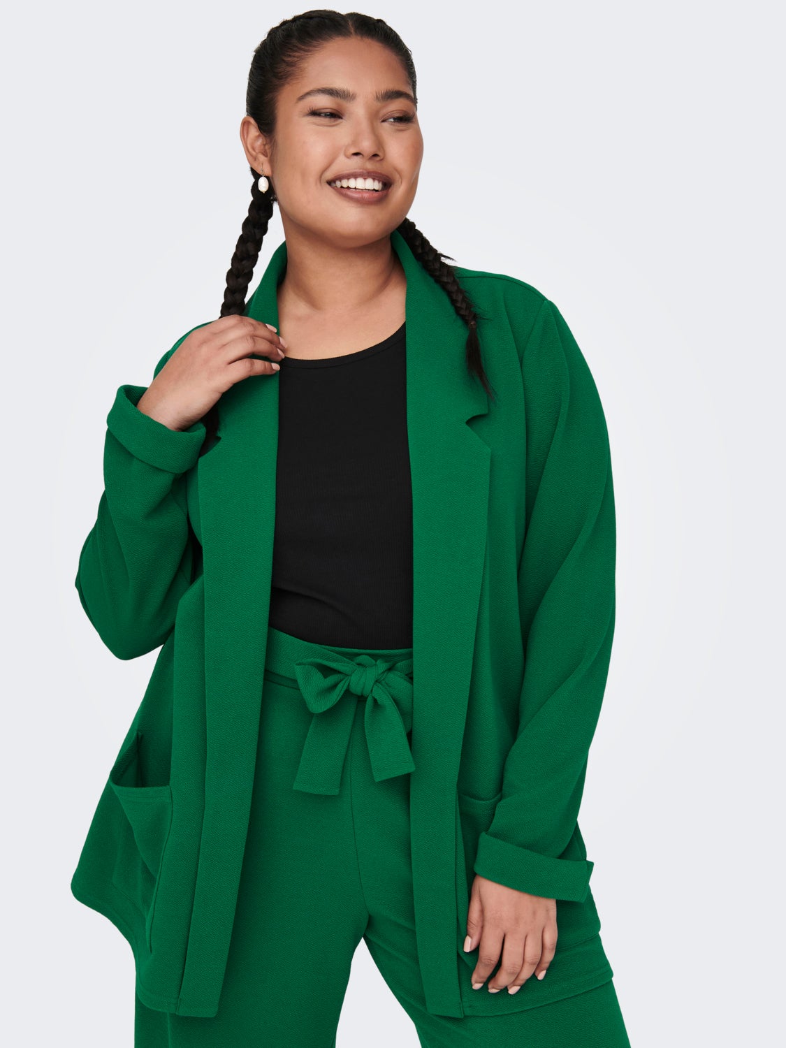 Curvy open Blazer