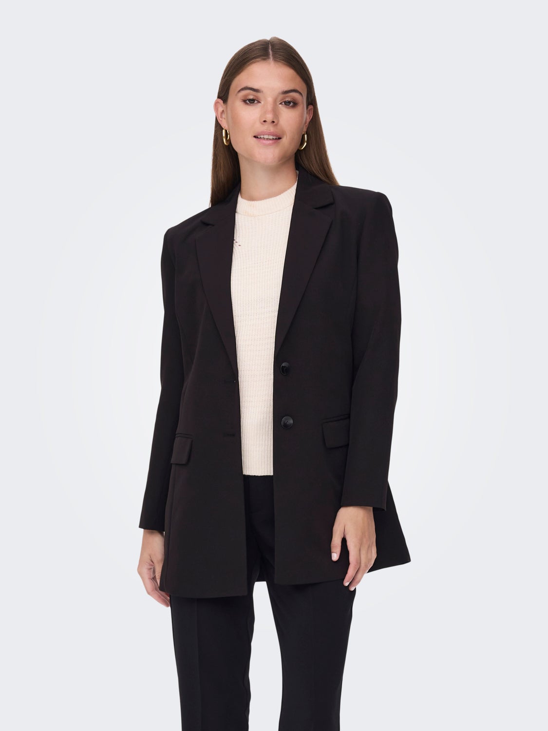 Long Line Fit Reverse Blazer
