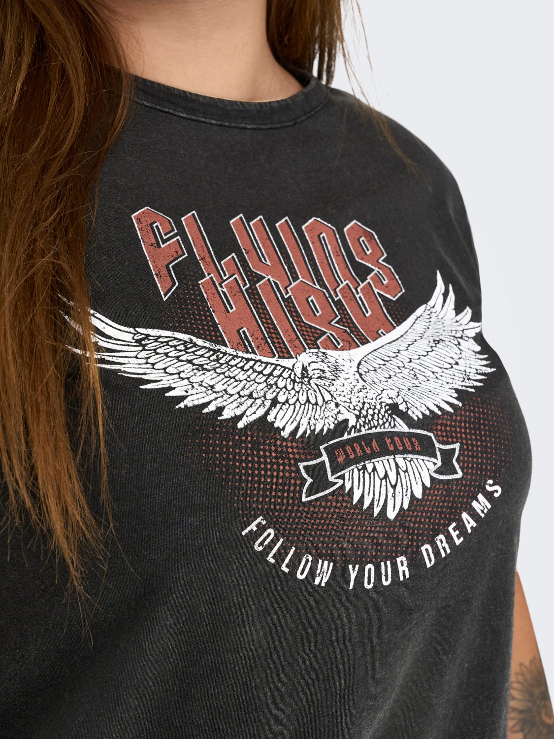 Curvy Printed T-shirt