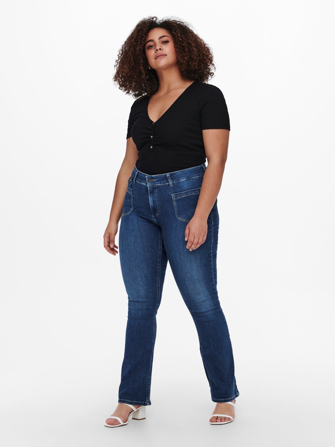 CARZABBA HW BOOTCUT  JEANS  MBD