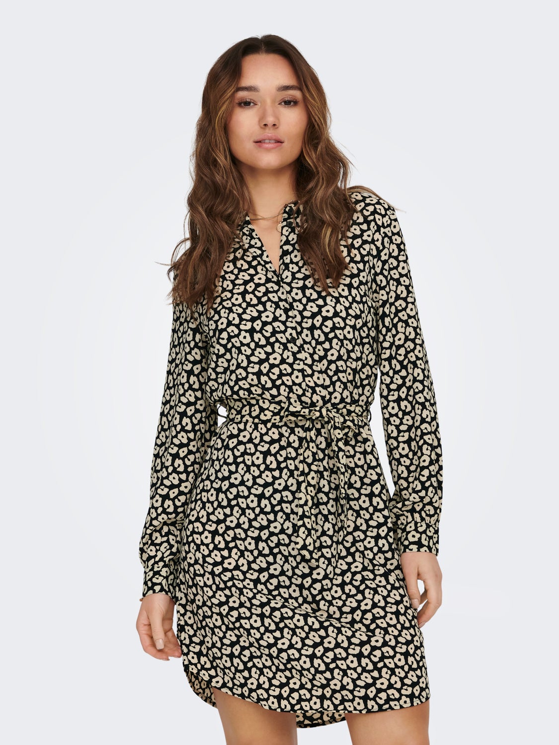 Regular Fit China Collar Short dress