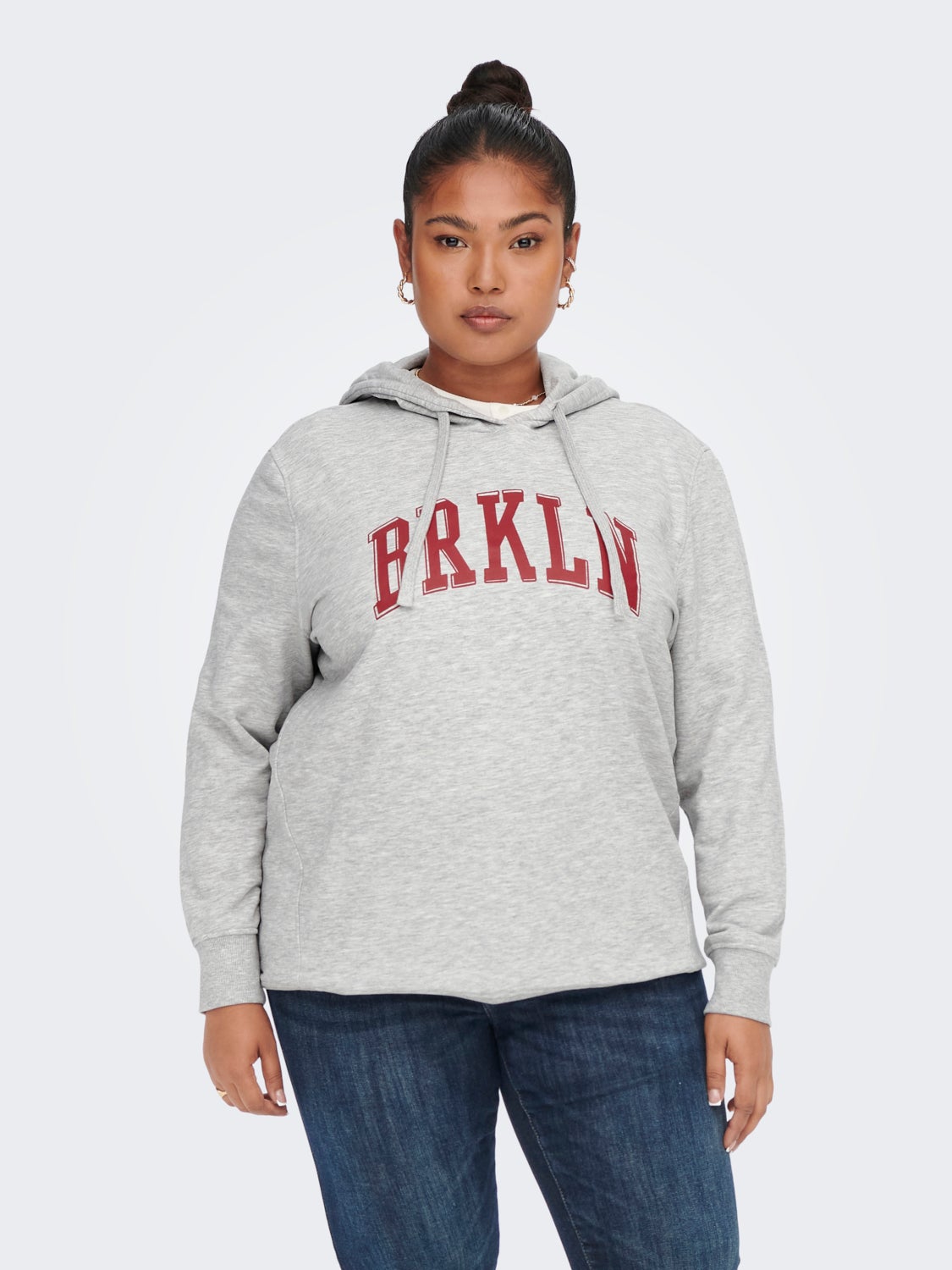 Curvy printed Hoodie