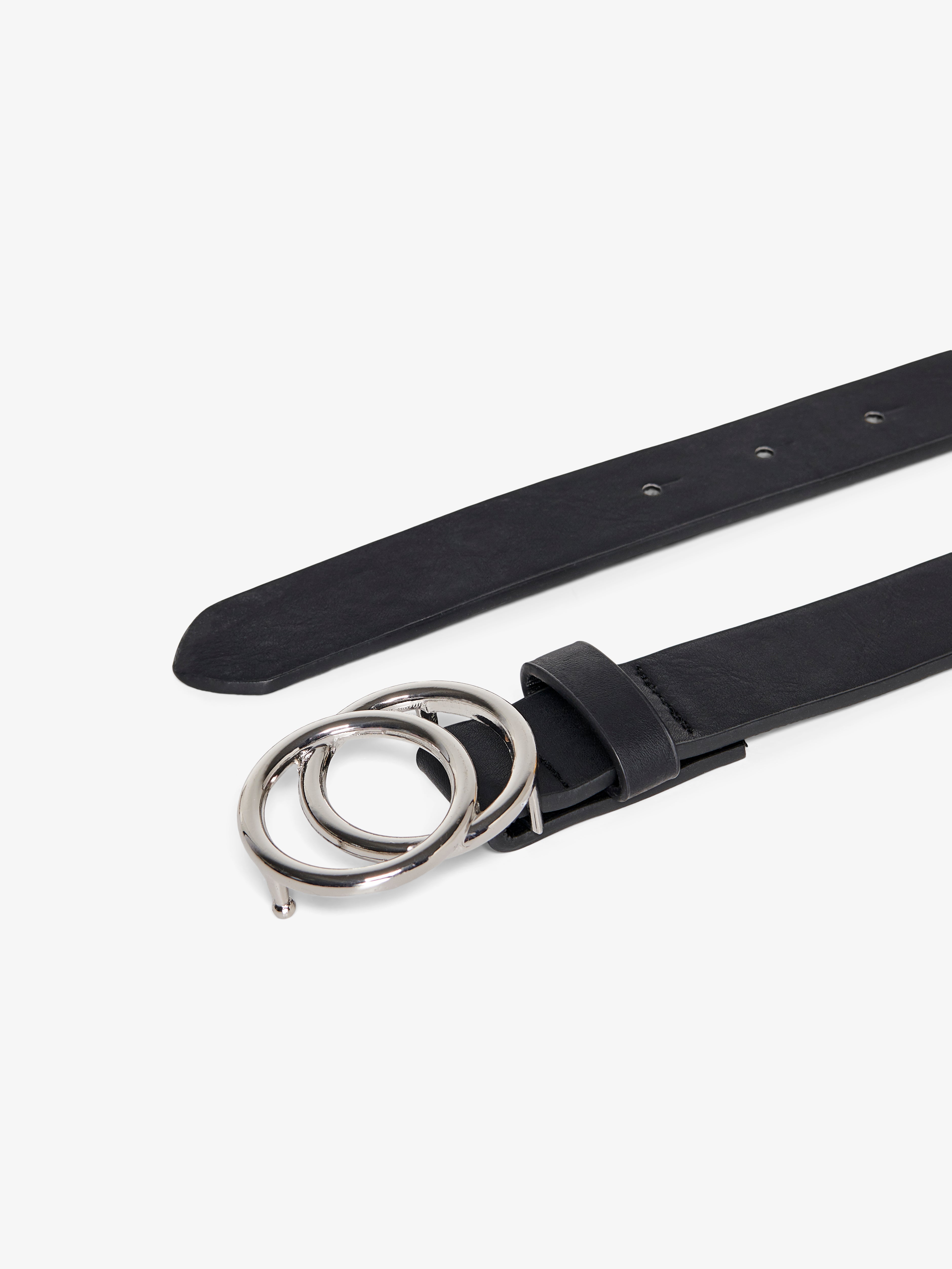 Curvy leather look Belt