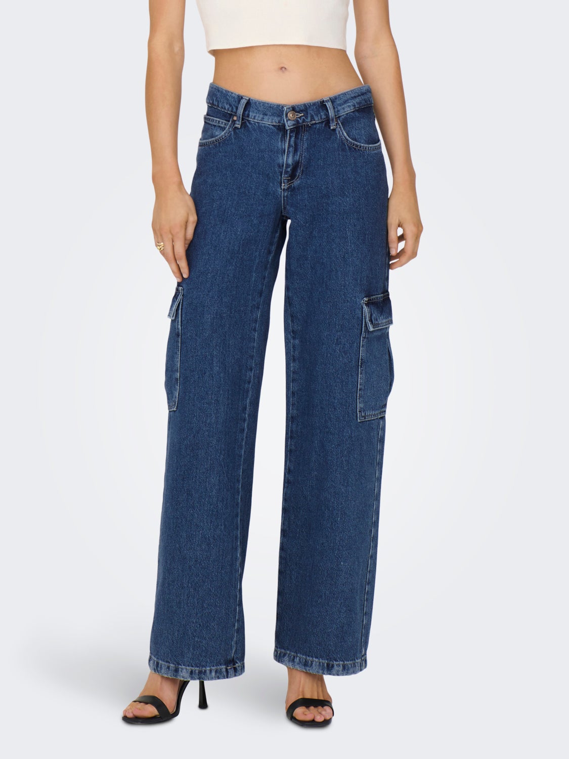ONLHoney low waist wide leg cargo jeans