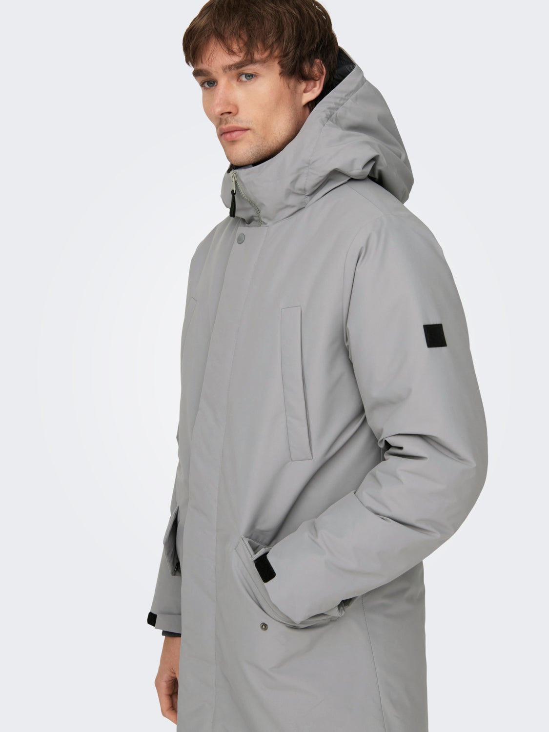 Hooded parka jacket