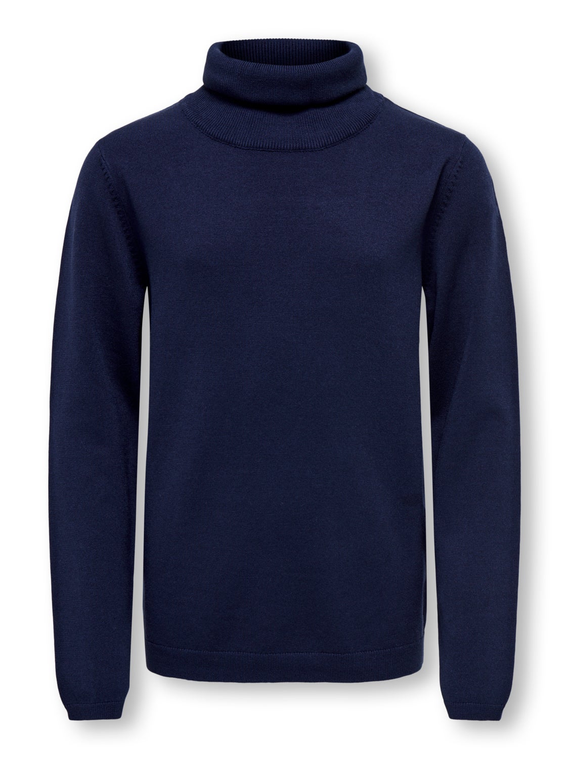 Roll neck knitted pullover