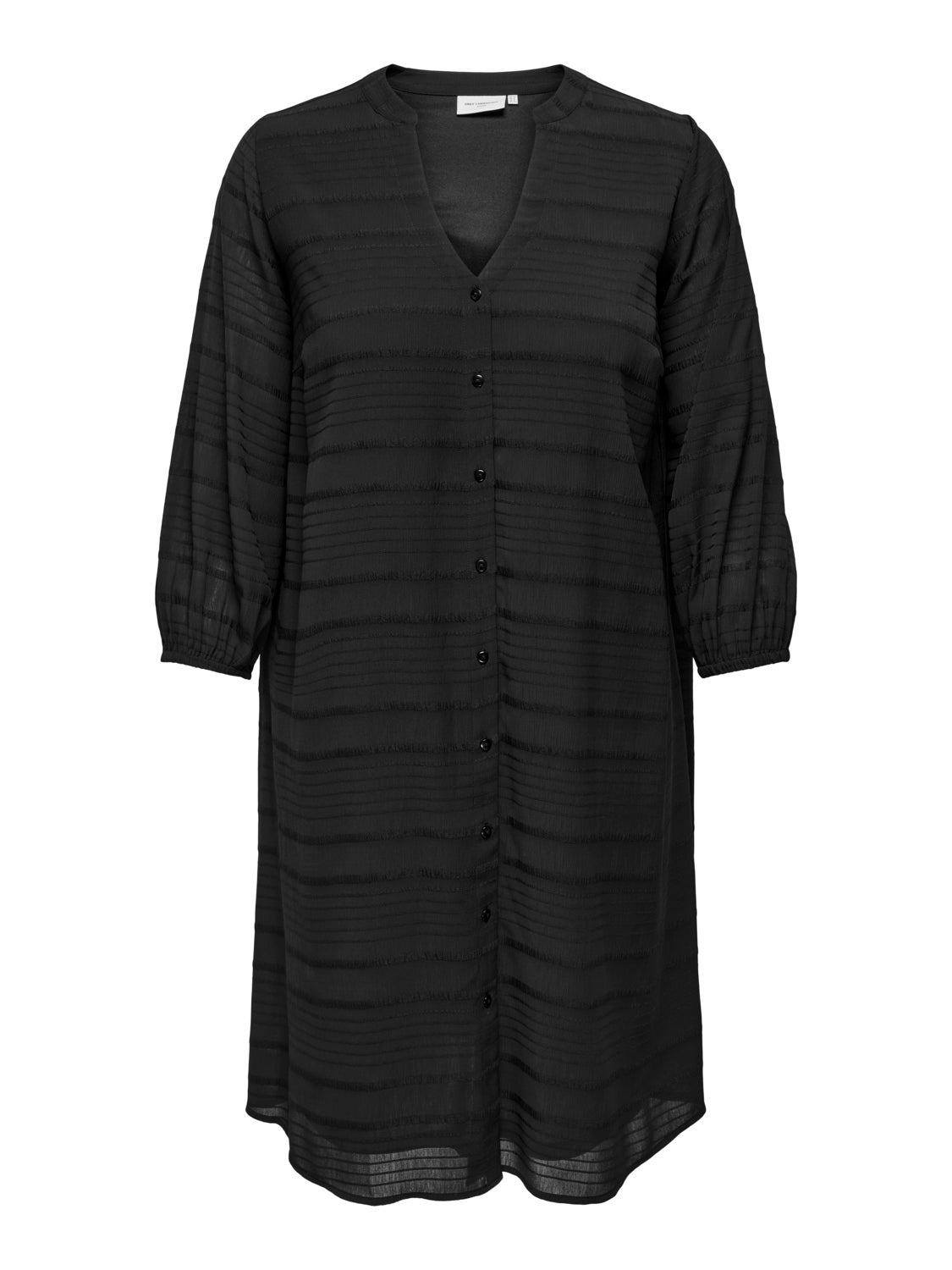 Curvy midi v-neck Dress