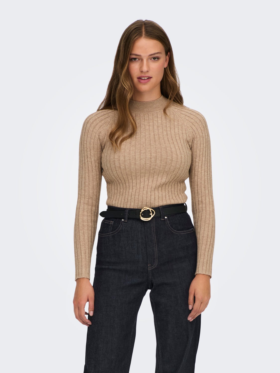 Rib knitted Pullover