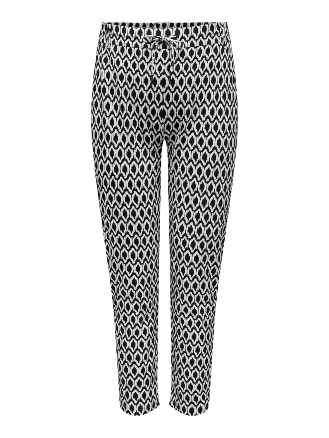 Curvy patterned classic Trousers