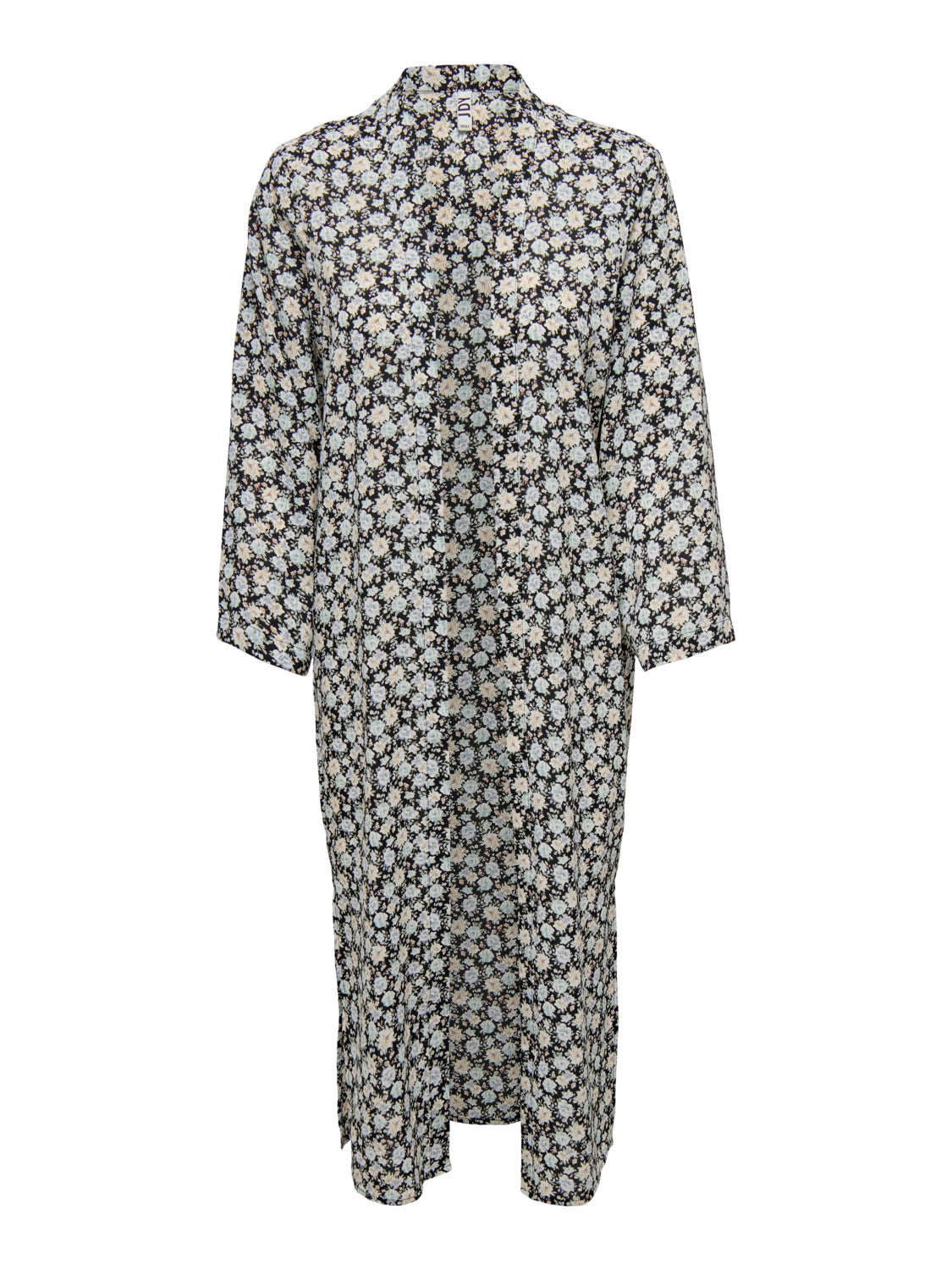 Printed open kimono
