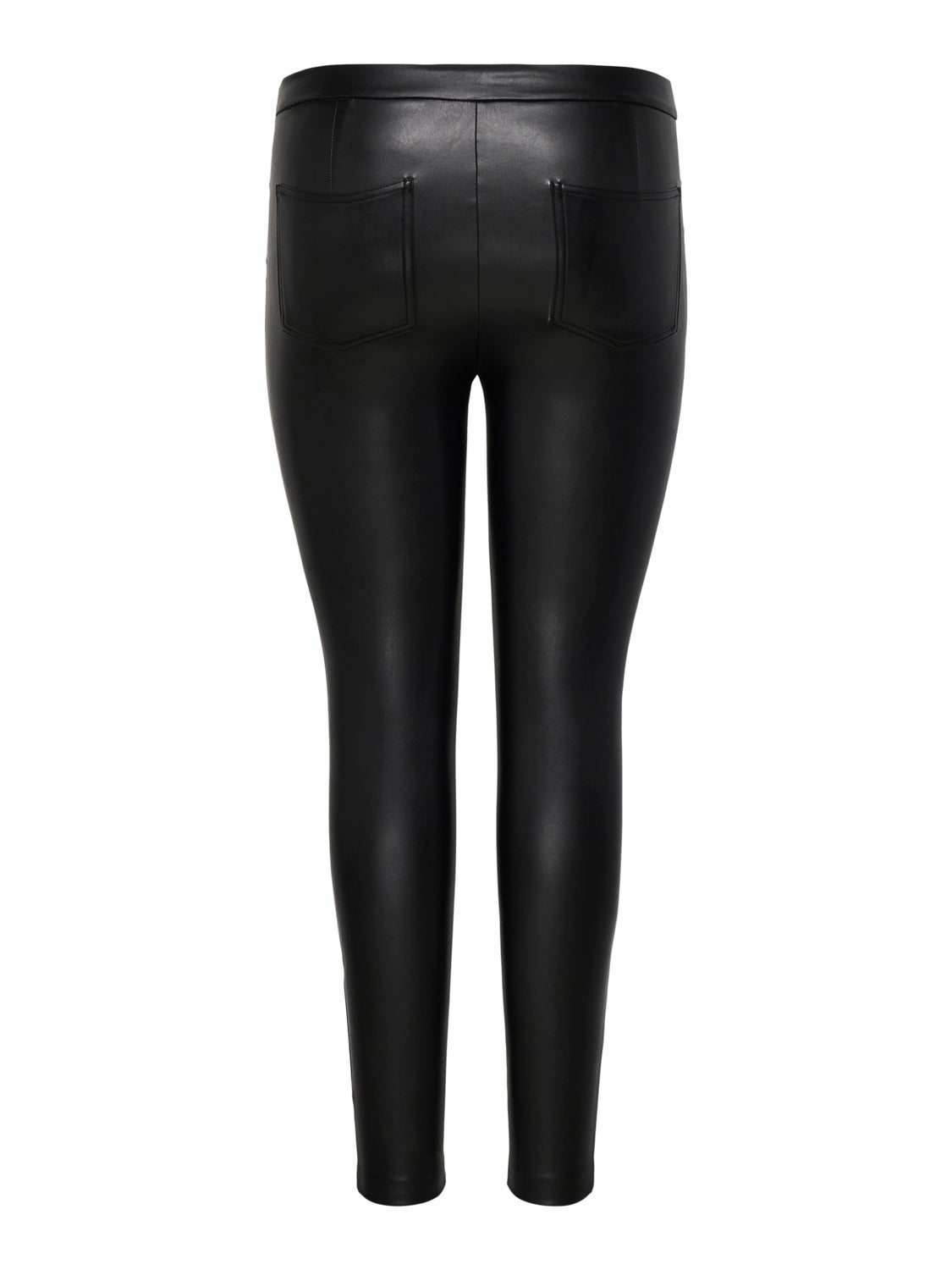 Curvy Faux Leather Leggings