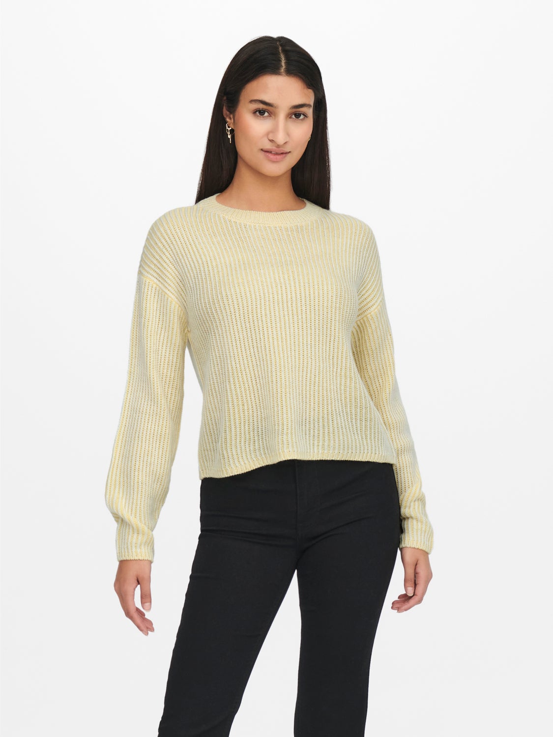 Solid colored Knitted Pullover