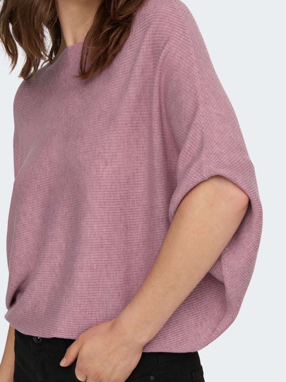 Batsleeve Knitted Pullover