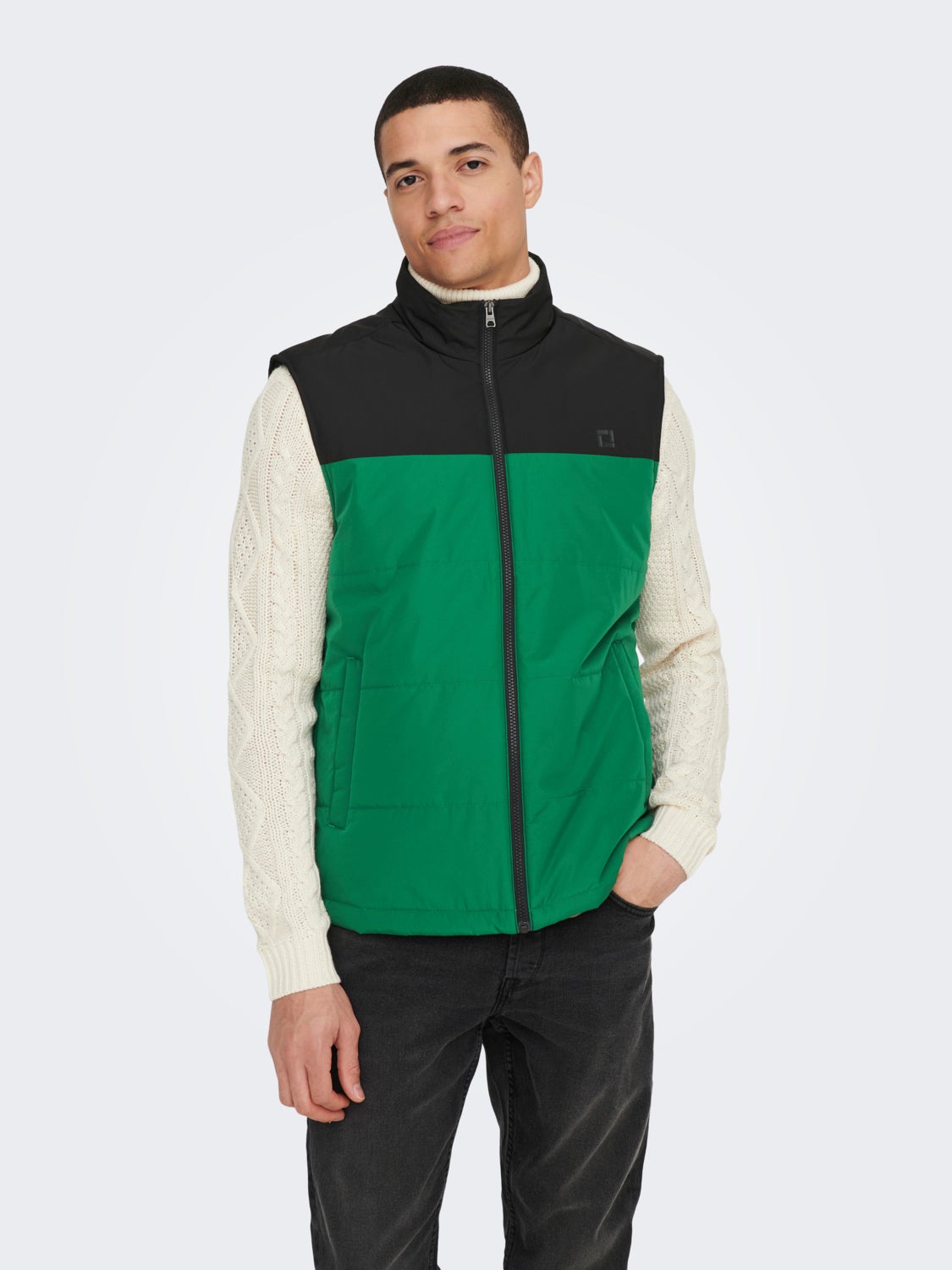 Quilted gillet